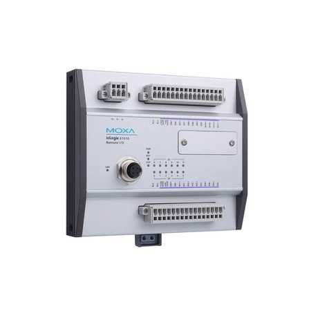MOXA Ethernet Remote I/O, M12 Connector, 4 Dis, 4 Dios, -40 To 85°C ioLogik E1512-M12-T